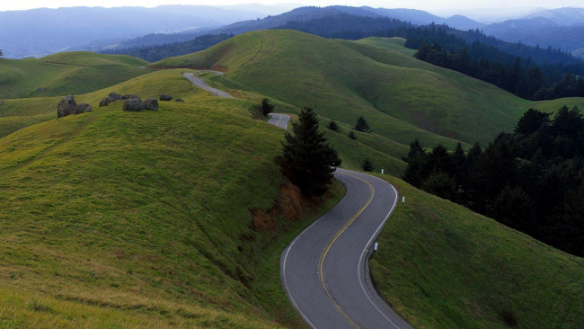 Обои картинки фото природа, дороги, шоссе, серпантин, горы