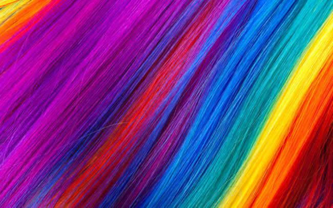 Обои картинки фото разное, текстуры, волосы, rainbow, colorful, texture, colors, радуга, hair