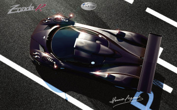 обоя pagani, zonda, автомобили