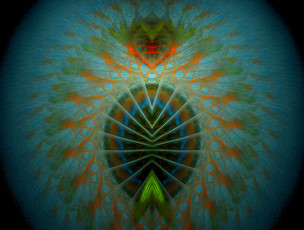 Картинка 3д графика fractal фракталы рисунок фон цвета линии узор