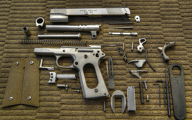 Обои картинки фото оружие, пистолеты, детали, пистолет