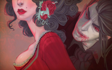 Картинка фэнтези вампиры dracula вампир девушка арт