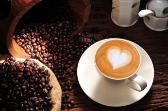 Картинка еда кофе +кофейные+зёрна рисунок зерна