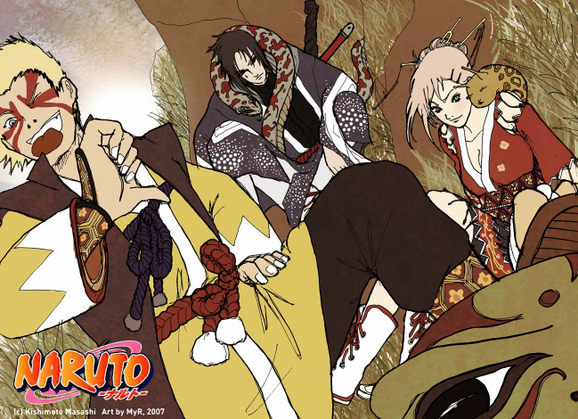 Обои картинки фото аниме, naruto, шиноби, uchiha, shinobi, haruno, sakura, ninja, uzumaki, sasuke