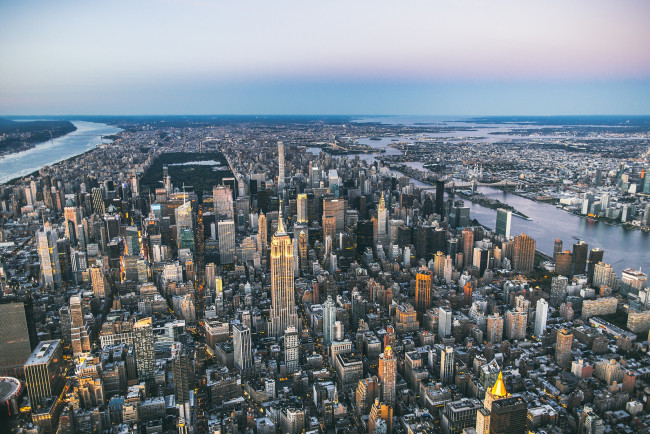 Обои картинки фото города, нью-йорк , сша, панорама, город, мегаполис, new, york