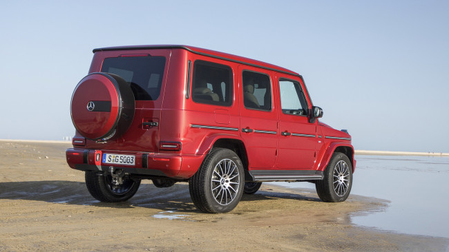 Обои картинки фото mercedes-benz g-class g550 2019, автомобили, mercedes-benz, red, 2019, g550, g-class