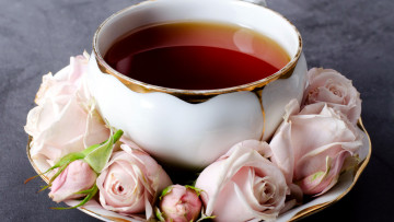 Картинка еда напитки +чай розы чай бутоны