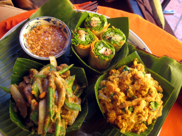 Обои картинки фото еда, салаты,  закуски, камбоджийская, кухня, закуски