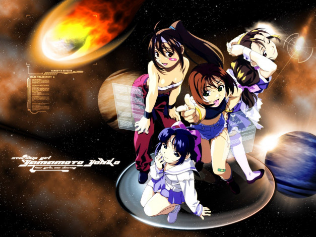 Обои картинки фото аниме, starship, girl, yamamoto, yohko