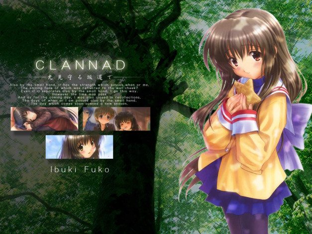 Обои картинки фото аниме, clannad