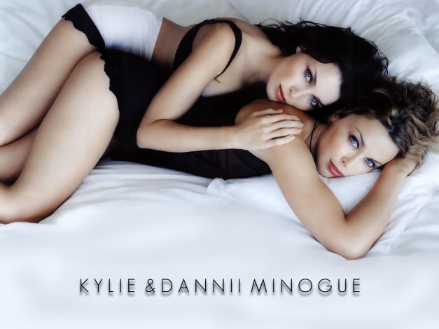 Обои картинки фото kylie, dannii, minogue, музыка