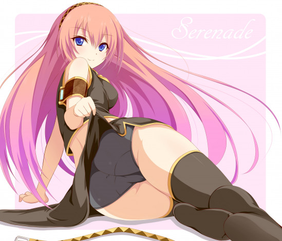 Обои картинки фото megurine, luka, аниме, vocaloid