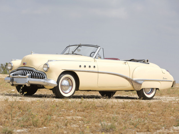 Обои картинки фото автомобили, buick, 1949г, roadmaster, convertible, coupe, 76c-4767