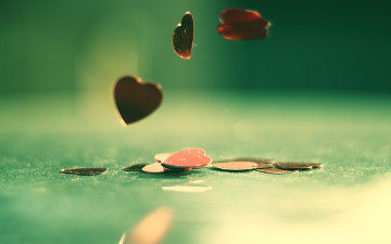 Картинка праздничные день+святого+валентина +сердечки +любовь сердечки падение
