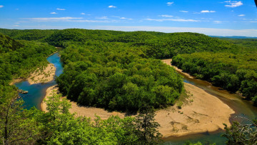 обоя red bluff overlook, buffalo national river, arkansas, природа, реки, озера, red, bluff, overlook, buffalo, national, river