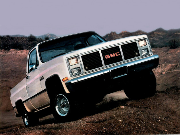 Обои картинки фото 1985, gmc, sierra, автомобили, gm