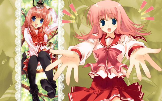 Обои картинки фото аниме, to, heart, девушка