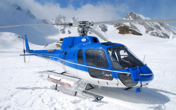 Картинка eurocopter as350 авиация вертолёты спасательная вертолет горы служба