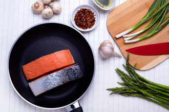 Картинка еда рыба +морепродукты +суши +роллы специи чеснок зелень