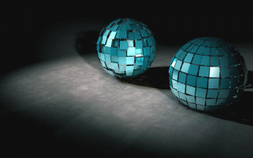 Картинка 3д+графика шары+ balls квадраты шары
