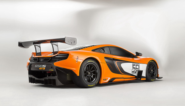 Обои картинки фото 2014 mc laren 650s gt3, автомобили, mclaren, металлик, тюнинг, оранжевый