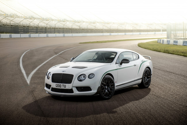 Обои картинки фото 2014 bentley continental gt3-r, автомобили, bentley, дорога, белый, continental, закат