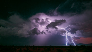 Картинка природа молния +гроза буря