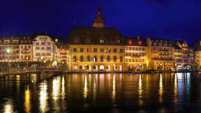 Обои картинки фото города, люцерн , швейцария, lucerne, switzerland, люцерн