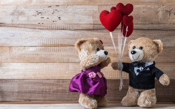 обоя разное, игрушки, cute, wood, love, heart, любовь, gift, romantic, valentine's, day, bear, медведь, teddy, red, игрушка, сердце, сердечки