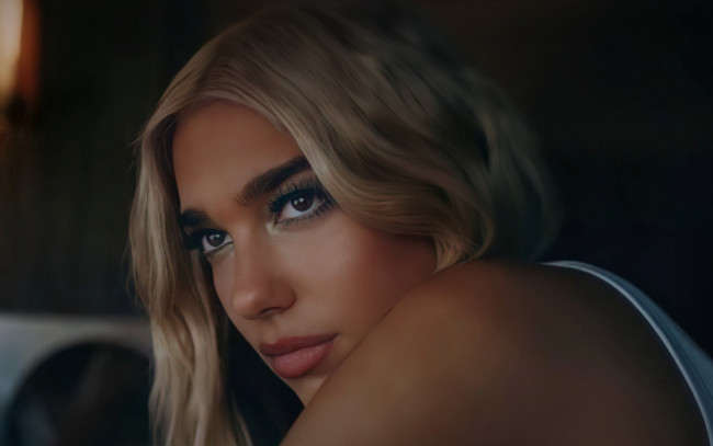 Обои картинки фото музыка, dua lipa, портрет