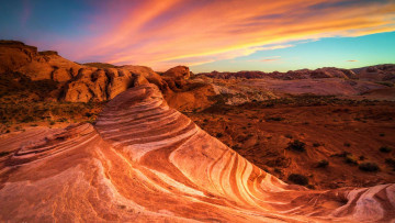Картинка fire+wave valley+of+fire+state+park nevada природа горы fire wave valley of state park