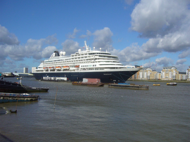 Обои картинки фото prinsendam, корабли, лайнеры