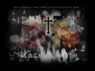 обоя black, sabbath, музыка