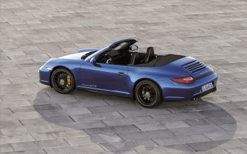 Картинка porsche 911 carrera gts cabriolet 2012 автомобили