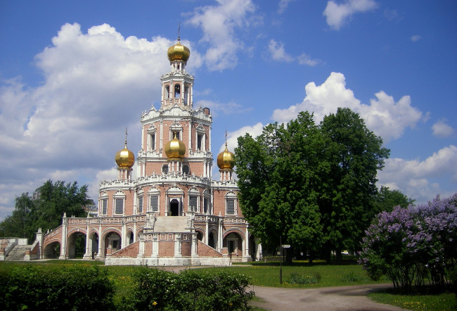 Обои картинки фото церковь, покрова, пресвятой, богородицы, москва, города, россия
