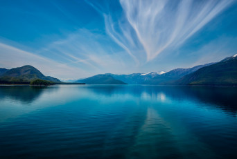Картинка alaska природа реки озера горы фьорд аляска