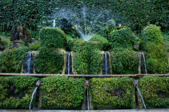 Картинка villa d`este италия природа парк водопады каскад