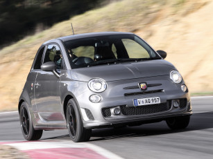 Картинка автомобили fiat 595 abarth competizione au-spec 2014г серый