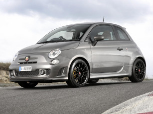 Картинка автомобили fiat abarth 595 au-spec competizione серый 2014г