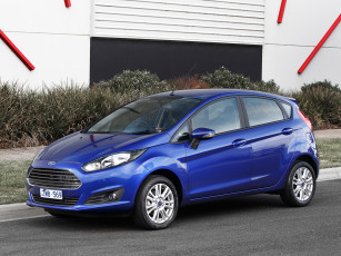 Картинка автомобили ford синий 2013г au-spec 5-door fiesta