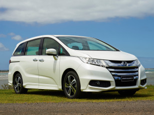 обоя автомобили, honda, odyssey, vti-l, 2014г, светлый