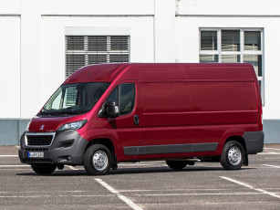 обоя автомобили, peugeot, van, boxer, 2014г, l3h2, красный