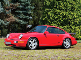 Картинка автомобили porsche 3-6 rs carrera 911 964г красный america