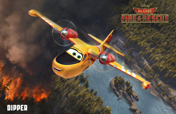 обоя planes,  fire & rescue, мультфильмы,  fire and rescue, самолёт