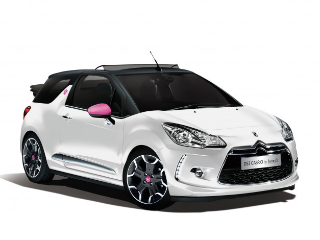 Обои картинки фото автомобили, citroen, светлый, 2014г, benefit, dstyle, citroеn, cabrio, ds3