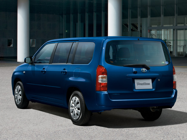 Обои картинки фото автомобили, toyota, 2014г, синий, probox, cp50, wagon