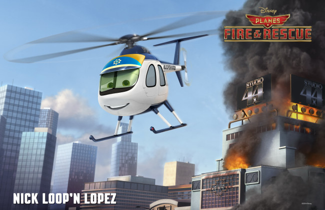 Обои картинки фото planes,  fire & rescue, мультфильмы,  fire and rescue, вертолёт
