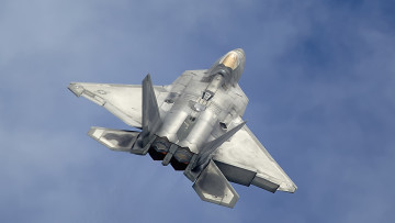 Картинка f-22+raptor авиация боевые+самолёты истребитель