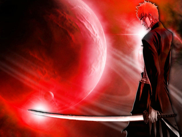 Обои картинки фото аниме, bleach