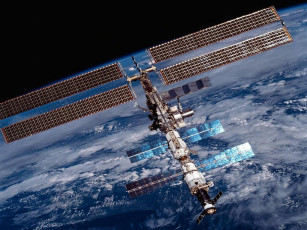 Картинка nasa international space station космос космические корабли станции